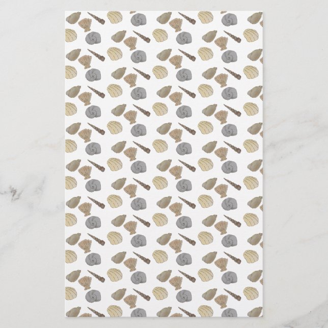 Kustpapier voor de Waterverf aan de kust (Voorkant)