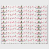 Kustpapier voor kerstbekistingen cadeaupapier (Vlak)