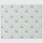 Kustpapier voor kerstmarinesap cadeaupapier (Vlak)