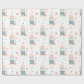 Kustpapier voor kerstmarinesap cadeaupapier (Vlak)