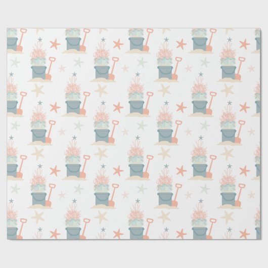 Kustpapier voor kerstmarinesap cadeaupapier (Vlak)