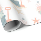 Kustpapier voor kerstmarinesap cadeaupapier (Rol Hoek)