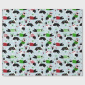 Kustpapier voor kerstrandapparatuur cadeaupapier (Vlak)