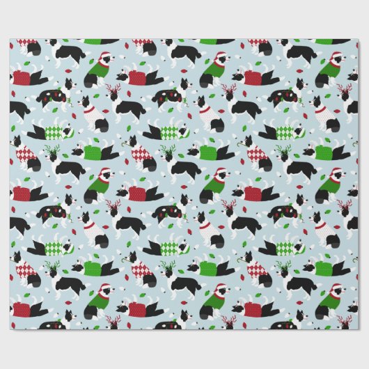 Kustpapier voor kerstrandapparatuur cadeaupapier (Vlak)