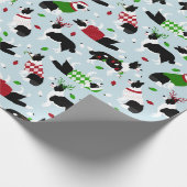 Kustpapier voor kerstrandapparatuur cadeaupapier (Hoek)