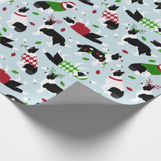 Kustpapier voor kerstrandapparatuur cadeaupapier (Hoek)