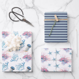 Kustpapier voor tropische visvangst Waterverf Inpakpapier Vel