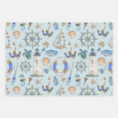 Kustpapier voor Zeeen rond de kust Inpakpapier Vel (Voorkant)