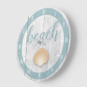 Kustpapier, wit hout, zeeslauw grote klok (Hoek)