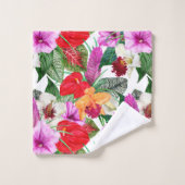 Kustparadijs bloeit bad handdoek (Wasdoekje)