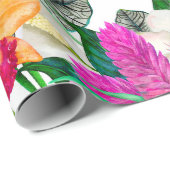 Kustparadijs bloeit cadeaupapier (Rol Hoek)