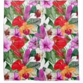 Kustparadijs bloeit douchegordijn (Voorkant)