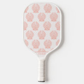 Kustpastel schelpen pickleball paddle (Achterkant)