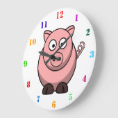 KUSTPIG MET Kinder KLEURENNUMMERS Grote Klok (Hoek)