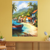 kustplaats canvas afdruk (Insitu (Woonkamer))