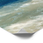 Kustplaats met Stormy Waters Ivan Aivazovsky Poster (Hoek)