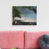 Kustplaats, slecht strand, kust, mooi, mooi canvas afdruk (Insitu (Woonkamer))