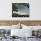 Kustplaats, slecht strand, kust, mooi, mooi canvas afdruk (Insitu (Slaapkamer))