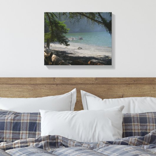 Kustplaats, slecht strand, kust, mooi, mooi canvas afdruk (Insitu (Slaapkamer))