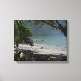 Kustplaats, slecht strand, kust, mooi, mooi canvas afdruk
