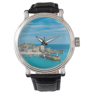 Kustplaats St. Ives, Cornwall, Verenigd Koninkrijk Horloge
