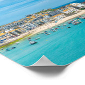 Kustplaats St. Ives, Cornwall, Verenigd Koninkrijk Poster (Hoek)