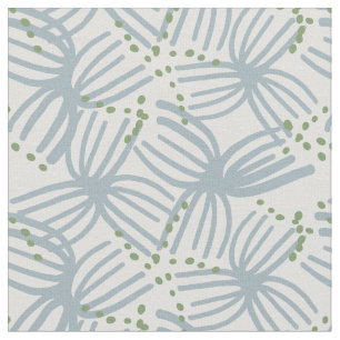 Kustplanten abstracte lijnen nautisch koraalrif stof