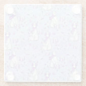 KUSTPOLAIRE BEREN MET CHRISTMAS PRESENTS GLAZEN ONDERZETTER (Achterkant)