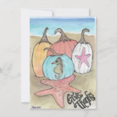 Kustpompoenen Feestdagenkaart (Voorkant)