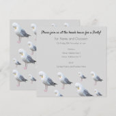 Kustpredikant Gull Grey Beach House Kaart (Voorkant / Achterkant)