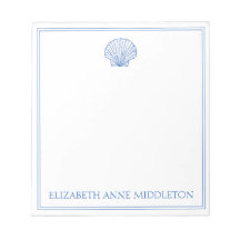 Kustpreppy Blue en White Shell op maat