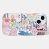 Kustpreppy Collage, Zomercollage Telefoonhoesje Case-Mate iPhone Case (Achterkant (horizontaal))