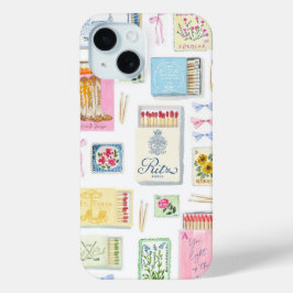 Kustpreppy Collage, Zomercollage Telefoonhoesje iPhone 15 Case
