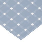 Kustpreppy Stofblauw Gingham Plaid Tafelkleed (Gekanteld)