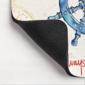 Kustprijsopgave | Familie brengt me altijd thuis Muismat (Hoek)