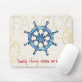 Kustprijsopgave | Familie brengt me altijd thuis Muismat (Met muis)