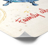 Kustprijsopgave | Familie brengt me altijd thuis Poster (Hoek)