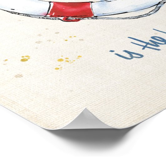 Kustprijsopgave | Liefde is de beste levensredder Poster (Hoek)