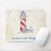 Kustprijsopgave | Tijd nemen om door het leven te  Muismat (Met muis)