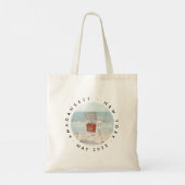 Kustreddingsbrigade Stoel | Strand Bruidsmeisje Tote Bag (Achterkant)