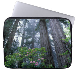 Kustredwoods en Rododendrons Laptop Sleeve