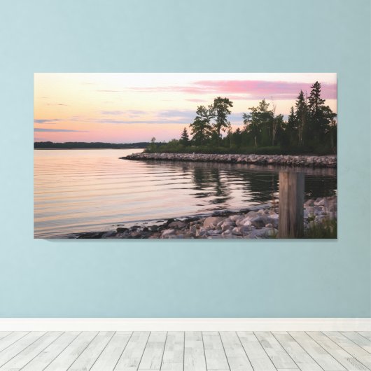 Kustreflecties Canvas Afdruk (Insitu (Houten vloer))