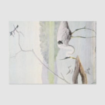 Kustreiger, ijsvogel en zandloper waterverf