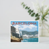Kustreisstijl Barcelona, Spanje Briefkaart (Staand voorkant)