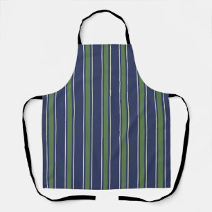 Kustresort Luifel Streep Keuken Navy Groen Schort