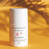 Kustrode zeesterren deodorant sticker label