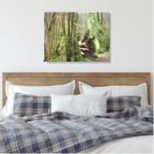 Kustroodbomen Canvas Printerbossen Afdruk (Insitu (Slaapkamer))