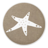 Kustroodbruin Keramische Knop (Voorkant)