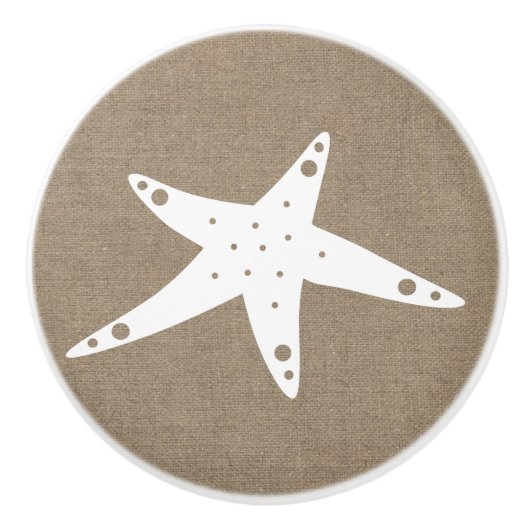 Kustroodbruin Keramische Knop (Voorkant)