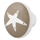 Kustroodbruin Keramische Knop (Rechts)